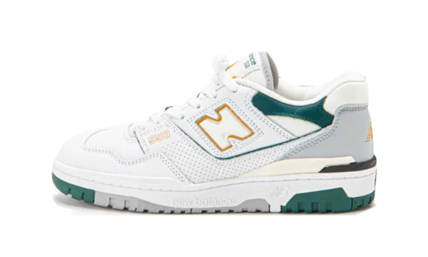 New Balance 550 White Nightwatch Green